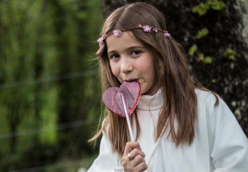 sesión de comunión infantil fotografiada por Borjatrivifoto